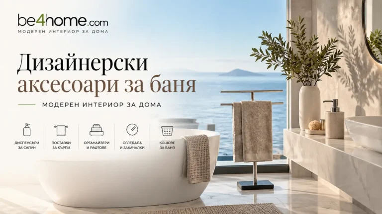 Дизайнерски аксесоари за баня | be4home.com